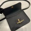 Prada Embleme Saffiano Shoulder Bag 1BD320 Black - Image 6