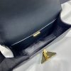Prada Embleme Saffiano Shoulder Bag 1BD320 Black - Image 4