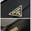 Prada Embleme Saffiano Shoulder Bag 1BD320 Black - Image 3