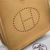 Hermes Evelyne PM Shoulder Bag 1189 Tan Clemence Original leather - Image 9