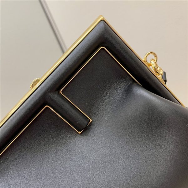 Fendi First Small 8BP129 Black Leather - Image 7