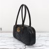 Gucci GG Marmont Medium Top Handle Bag 795218 Black - Image 9