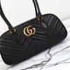 Gucci GG Marmont Medium Top Handle Bag 795218 Black - Image 6
