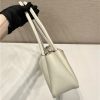 Prada Medium Leather Handbag 1BA444 White - Image 6