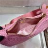 Prada Re-Edition 2005 Raffia Bag 1BH204 Pink - Image 4
