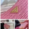 Prada Re-Edition 2005 Raffia Bag 1BH204 Pink - Image 3